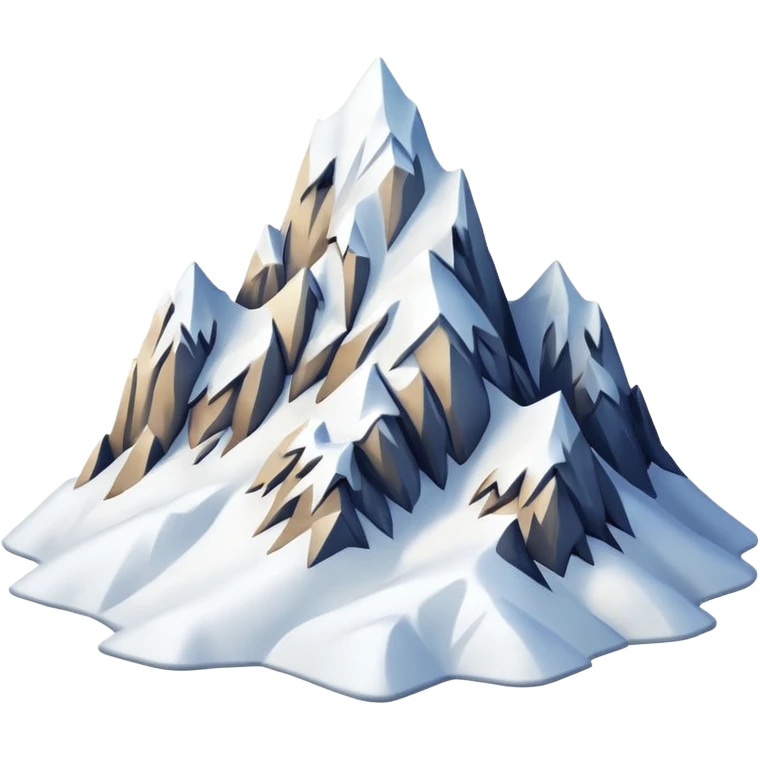 snowy mountain emoji