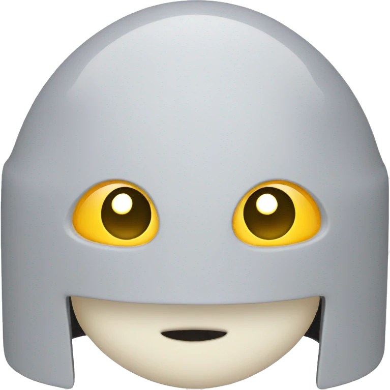 marble bike helmet front emoji
