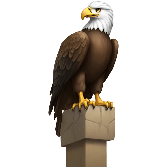Eagle standing on ram  emoji