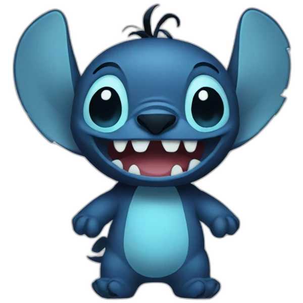 Stich-on-a-halloween emoji