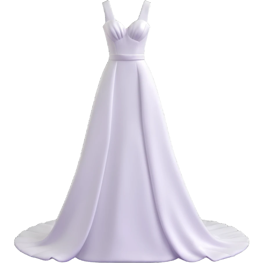 classic wedding dress emoji