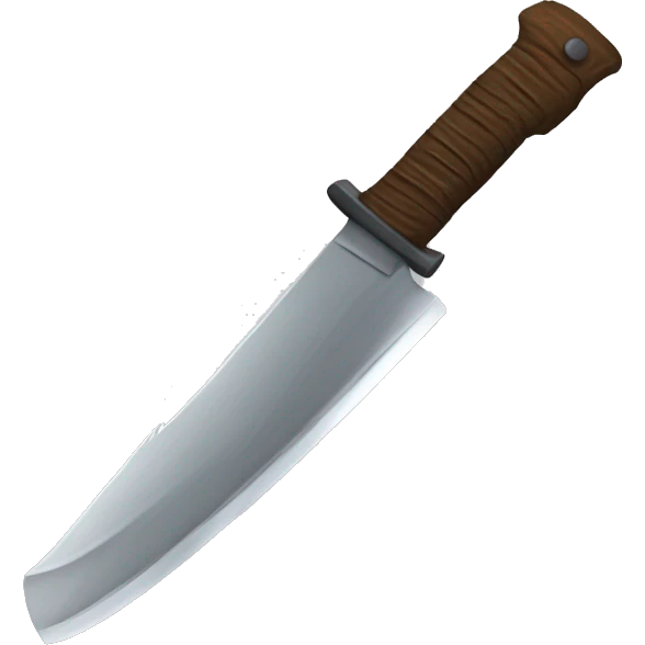 Large machete emoji
