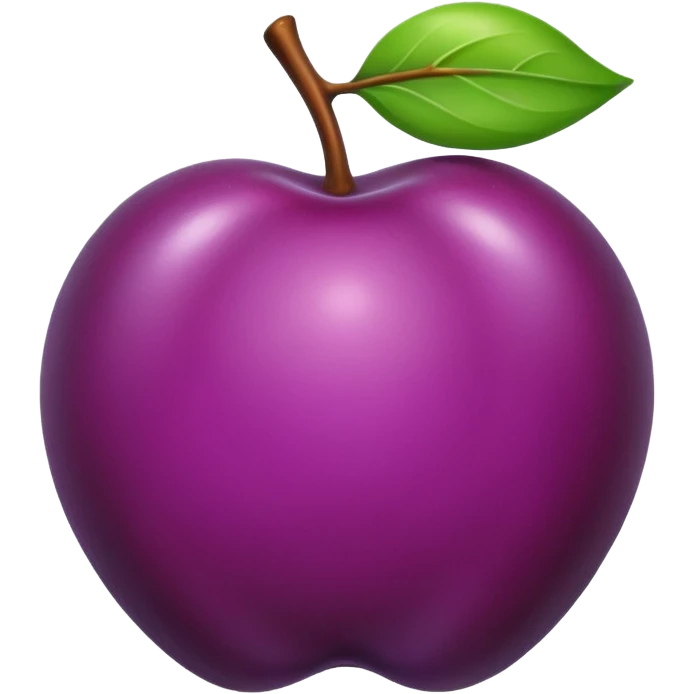 one small plum emoji