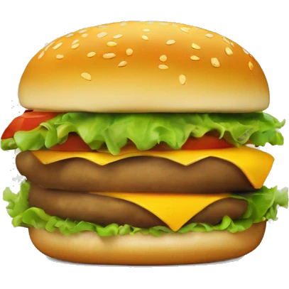 Cheeseburger on dirw emoji