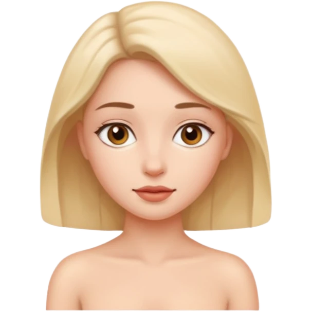women don't have clothes emoji