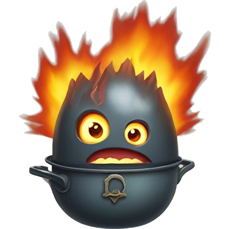 Calcifer Howl’s Moving Castle emoji