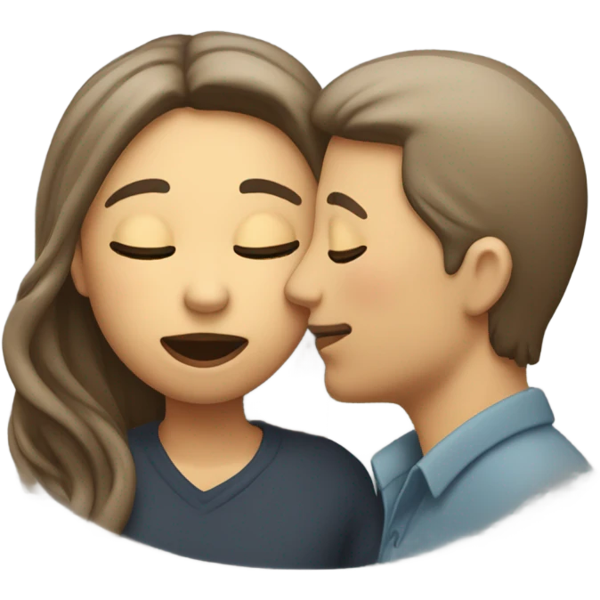 Kissing cheek emoji