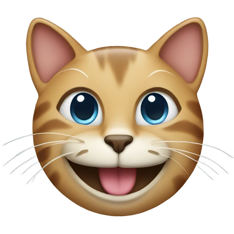 Cat smiling emoji