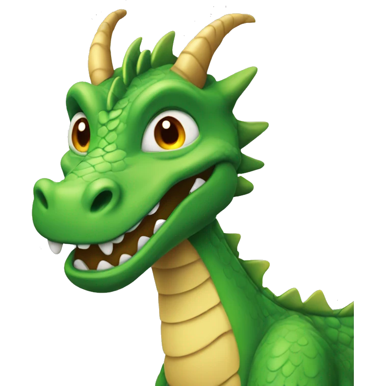 Dragon smiling emoji