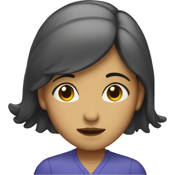 Women bowing  emoji