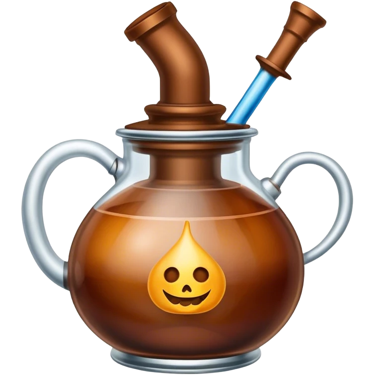 hookah tobacco brown emoji