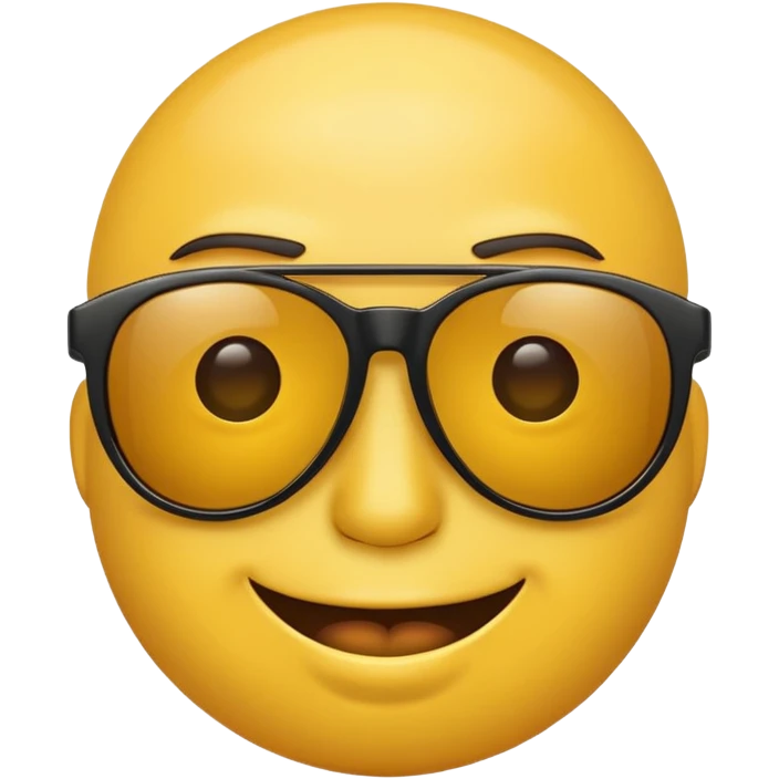 arrogant emoji wearing dark sunglasses emoji