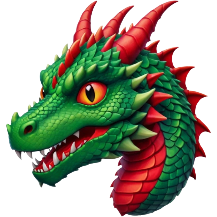 Dragon with slay nails and lips emoji