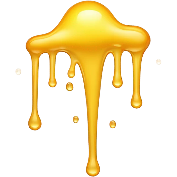 Glue dripping emoji