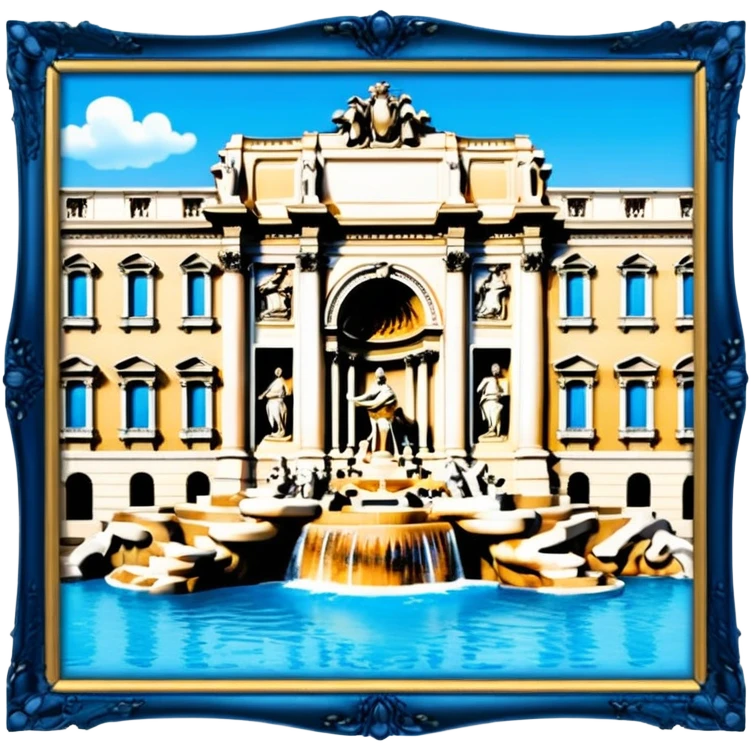 trevi fountain view from up above emoji