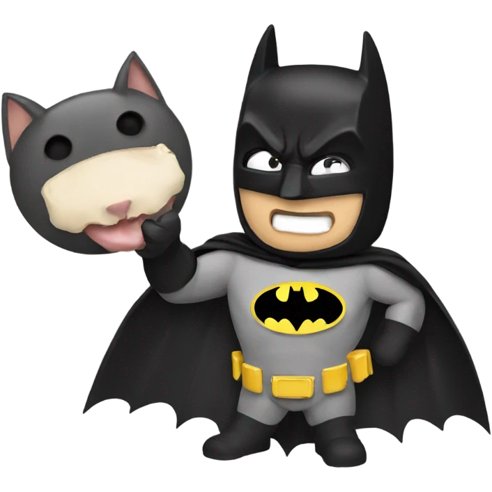 Batman Eating Mouse emoji