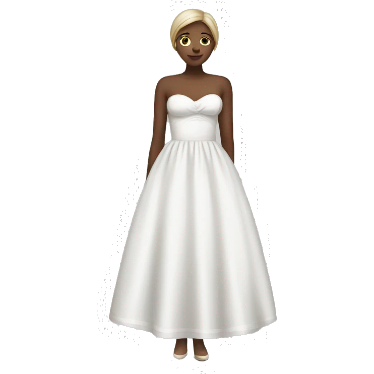 white dress  emoji