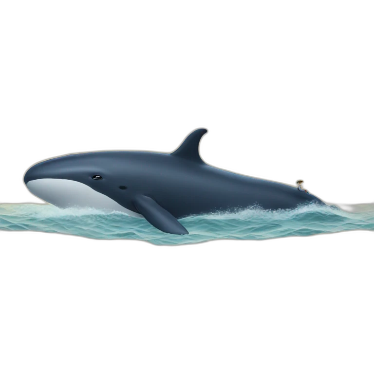 Whale watching emoji