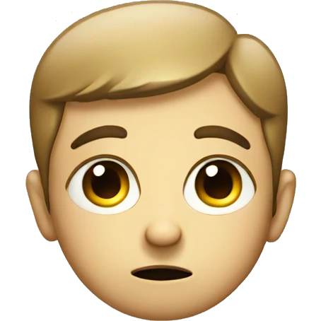 thinking with big eyes emoji