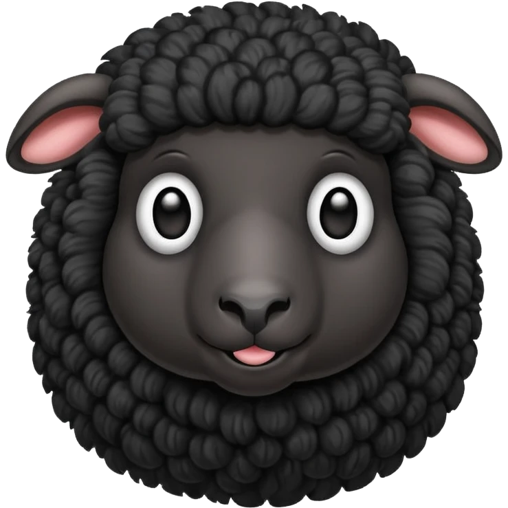 Black sheep emoji