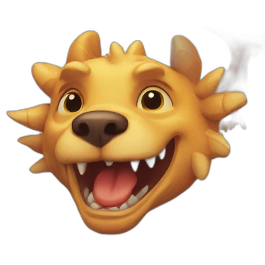 dragon and dog emoji