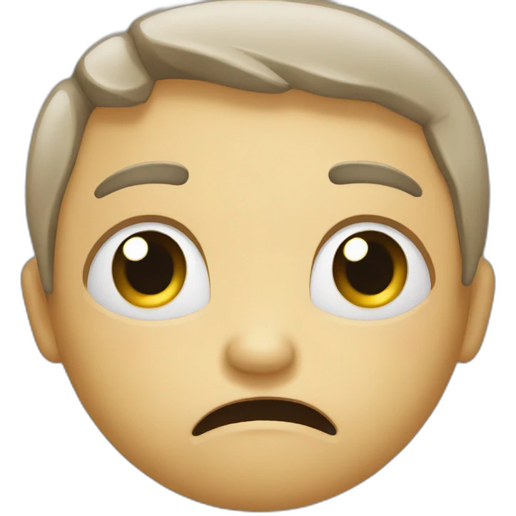 Emoji qui pleure emoji