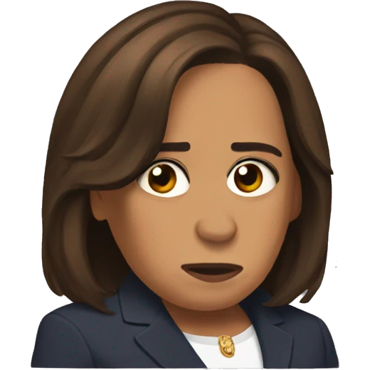 kamala harris sad emoji