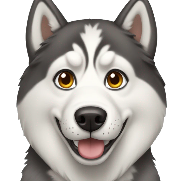 Husky dog  emoji