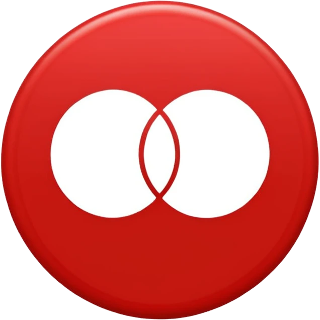 Shape: Solid red circle.

Text: Big white 35 in the middle, bold, slightly tilted. emoji