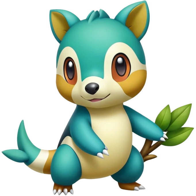 Exotic Tepig-Oshawott-Snivy-hybrid emoji