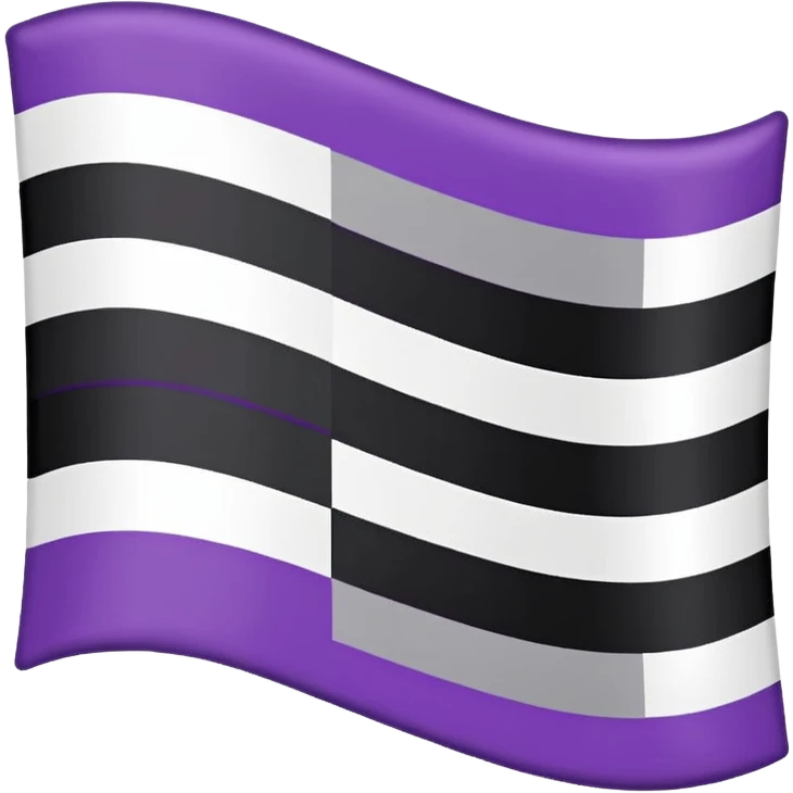 Asexual Pride flag emoji emoji