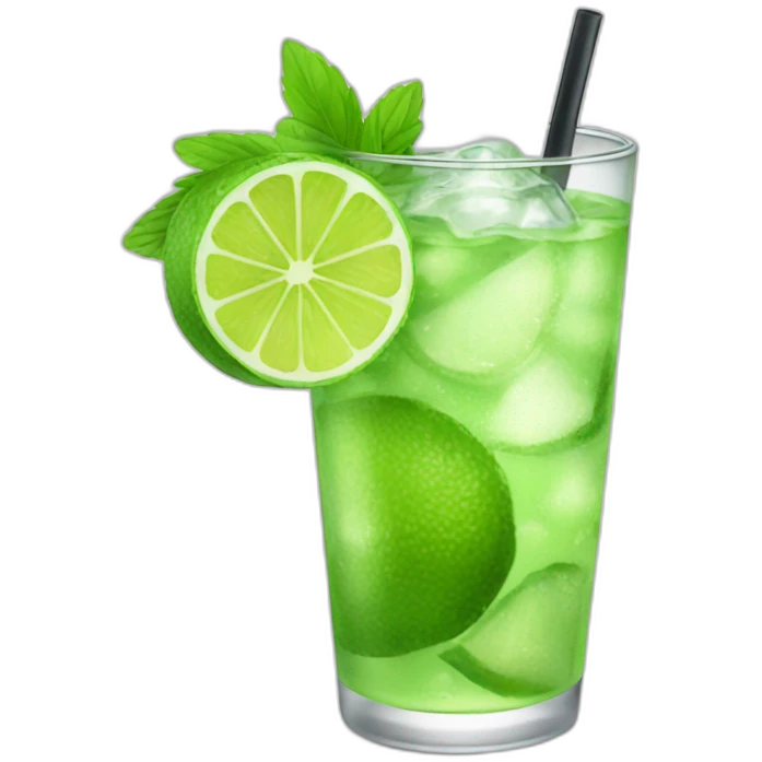 mojito with lime emoji