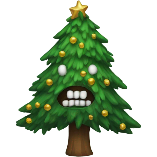 dead christmas tree emoji