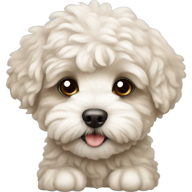 Maltipoo puppy emoji