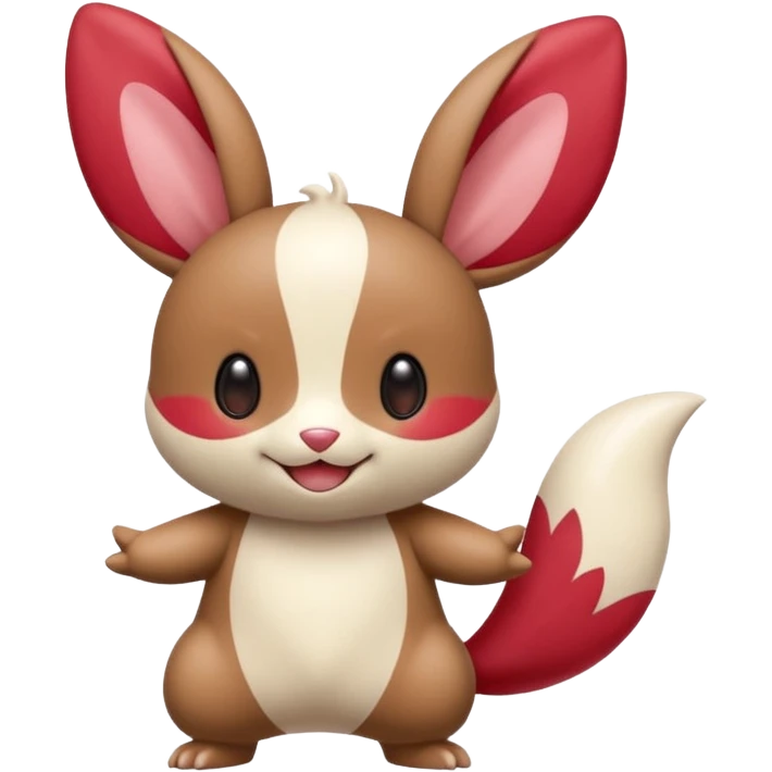 Teddiursa-Minccino-Plusle-fusion  emoji