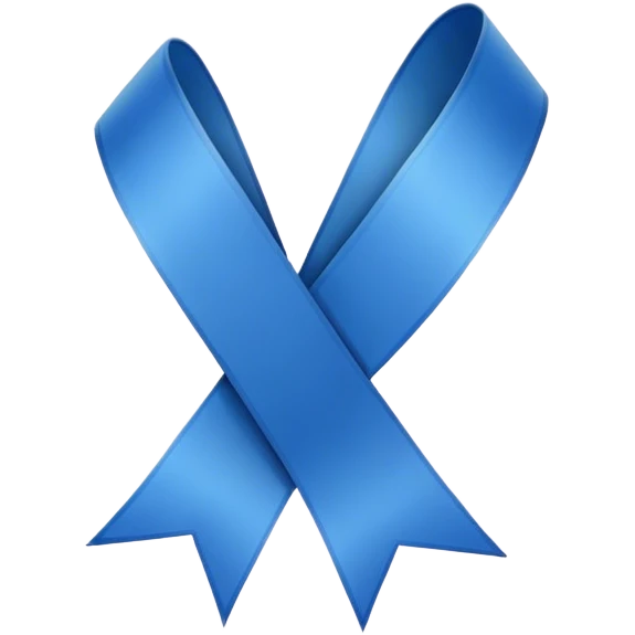 Blaue Schleife 🎀  emoji
