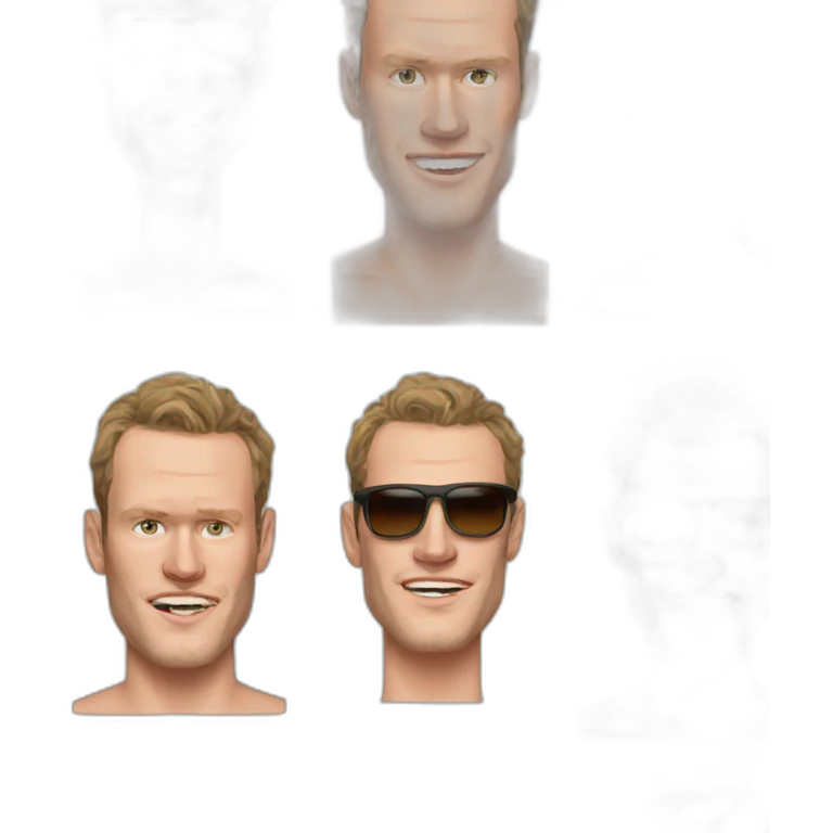Jonathan Toews as beach bum emoji