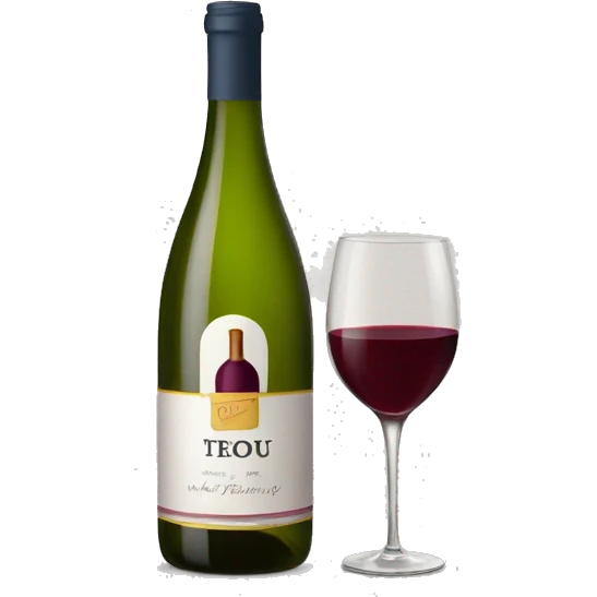 wine bottle neuf as the brand emoji