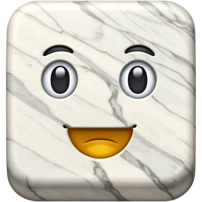 un blocco di marmo, irregolare emoji
