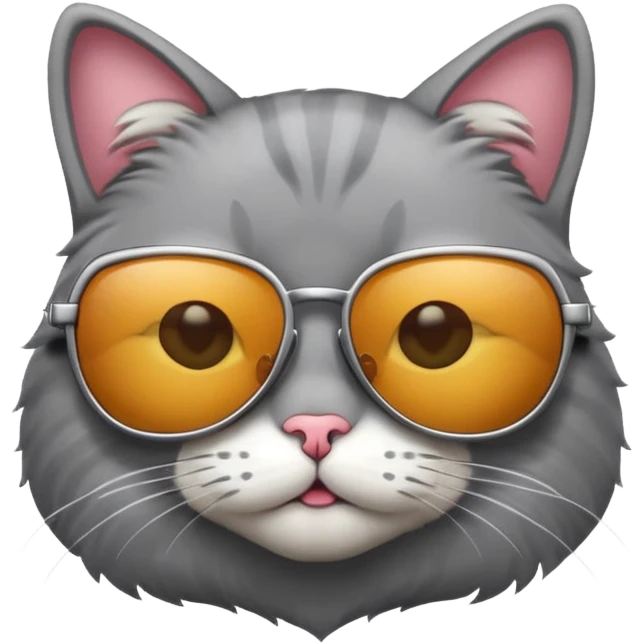 Cat wearing sunglasses emoji