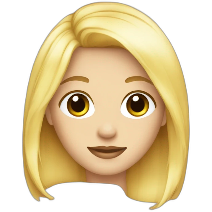 Blone cheveux sale emoji
