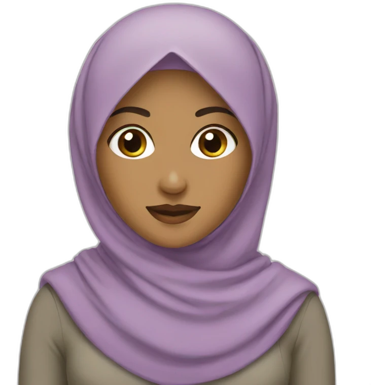 Women hijab emoji