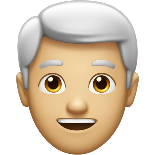 Smile with an eye twitch emoji
