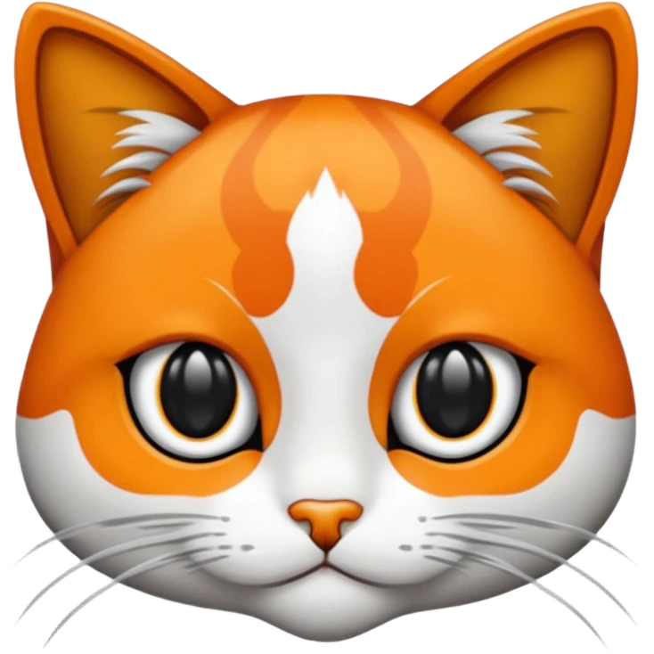 Elinde bicak olan caliko cinsi bir kedi emoji