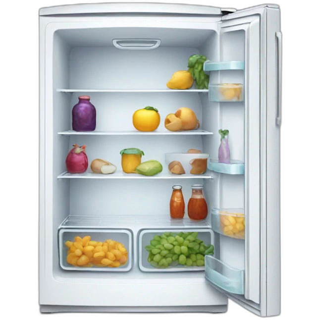 Empty fridge emoji