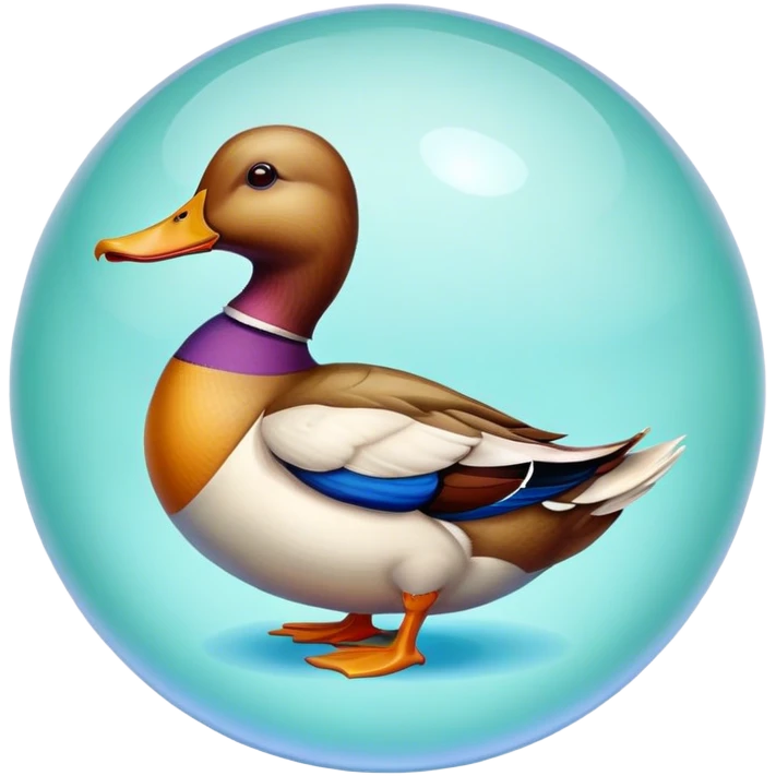 Duck sphere anatomy emoji