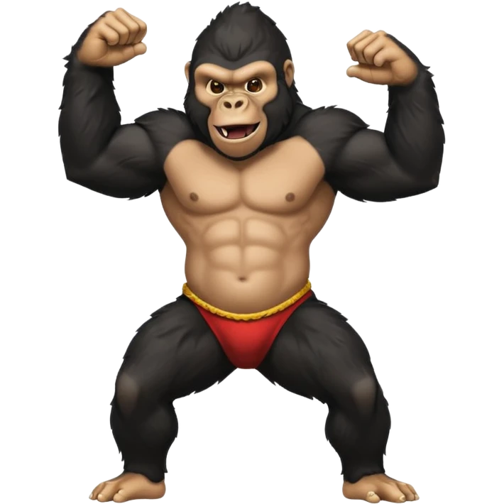 Gorilla dancing emoji
