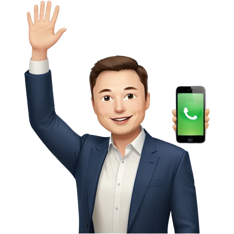зигующий илон маск emoji