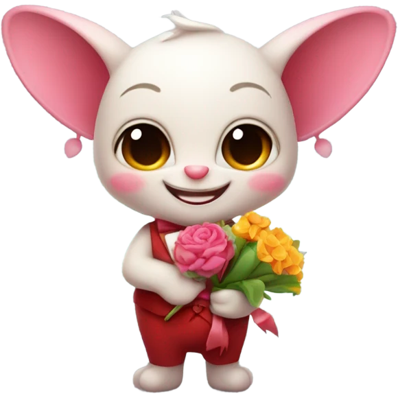 Valentine Imp cute emoji
