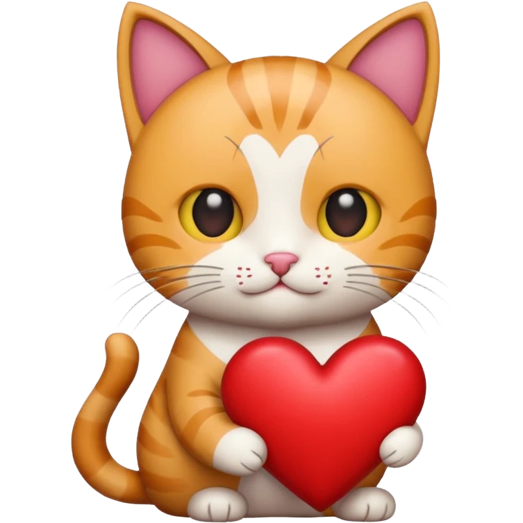 cat and heart emoji